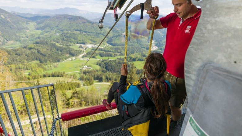 Start Zipline Annaberg, © Martin Fülöp