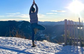 Yoga am Berg, © Anita Hasler