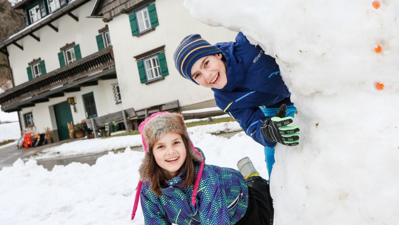 Winterferien am Baby- und Kinderbauernhof Kobichl, © Schwarz-König