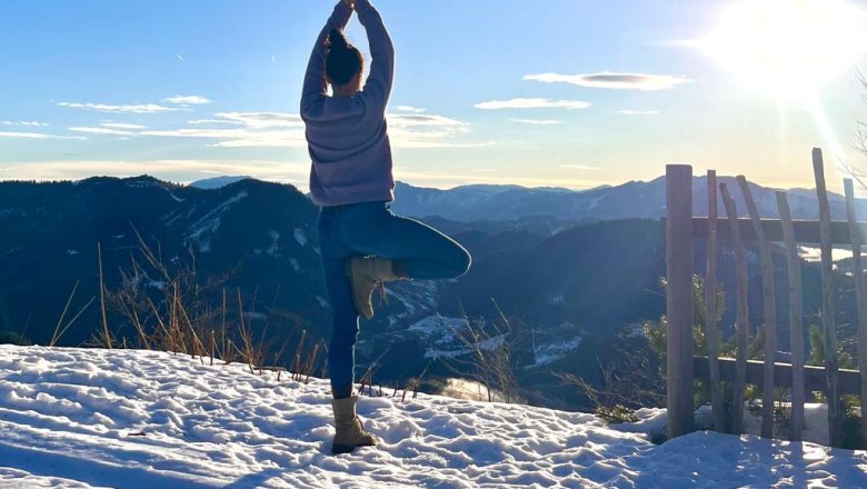 Yoga am Berg, © Anita Hasler